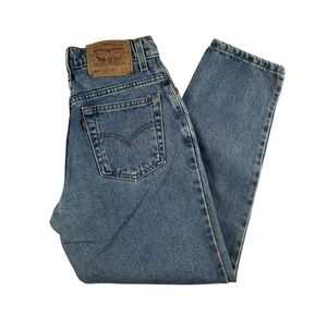 Vintage Levis‎ 550 Jeans Womens 6 Petite Relaxed Fit Tapered Leg Made USA 90s
